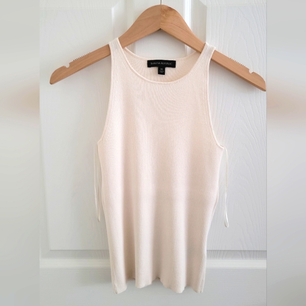Halter Neck Sweater Tank, size XS